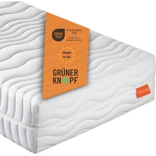 sleepling orthopädische 7-Zonen Federkernmatratze mit Viscoschaumauflage, 90 x 200 cm, 25 cm, H2, sleepling Innovation 420