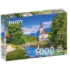 ENJOY-1323 - Kleine Kirche in Ramsau, Deutschland, Puzzle, 1000 Teile