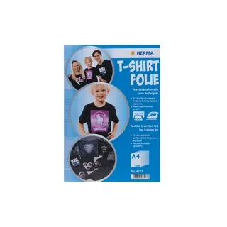 Herma T-Shirt Folie A4 dunkle Textilien, 10