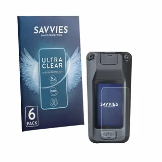 Savvies 6 Stück Schutzfolie für Amflow DJI Avinox Displayschutz-Folie Ultra-Transparent