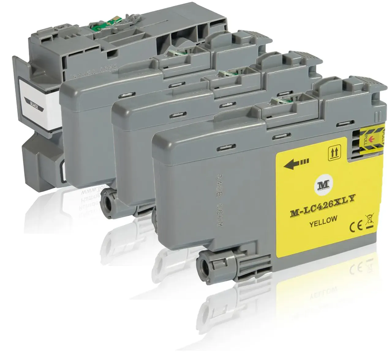 Multipack kompatibel zu Brother LC-426XLBK enthält 4x Tintenpatrone