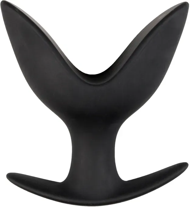 Silikon Anker Anal Plug - Groß Schwarz