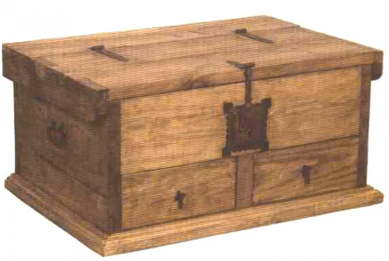 Truhentisch Pinie mexikanisch - 2 Schübe, Landhausstil