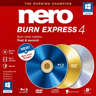 Nero Burn Express 4, 1 User, Win