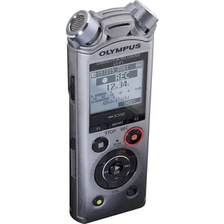 OM System Olympus LS-P1 4 GB), Diktiergerät, Weiss