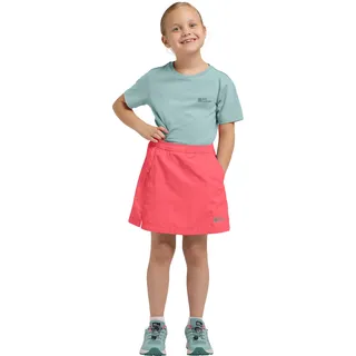 Jack Wolfskin Skort SUN SKORT G Skort-Form, mit Eingrifftaschen, schnell trocknend, atmungsaktiv rot 176