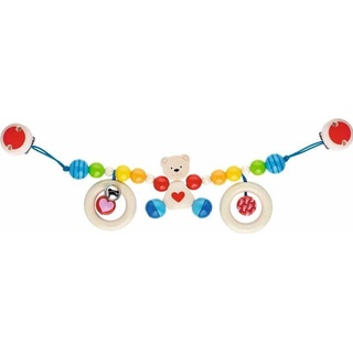 GoKi 65313 - Kinderwagenkette Herzbär mit Clips