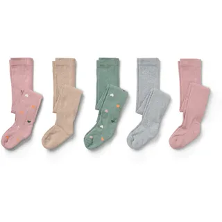 Tchibo - 5 Paar Kinder-Strumpfhosen - Baby - Gr. 86/92 - hellbraun