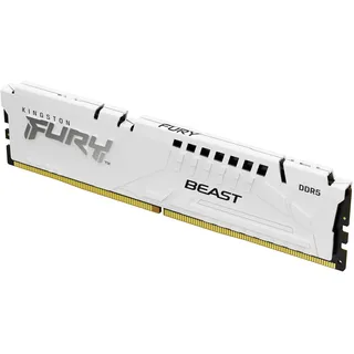 Kingston FURY Beast DDR5 6000MT/s 16GB Modul (1x16GB) CL30 Weiß KF560C30BWE-16