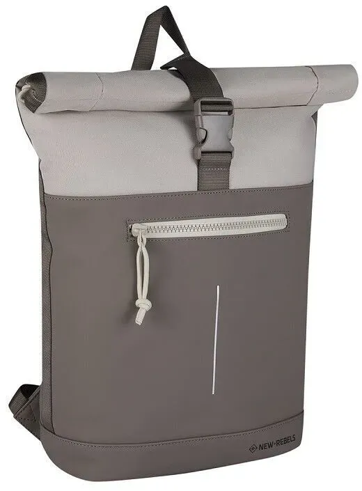 Backham - New York Rolltop Rucksack beige/taupe