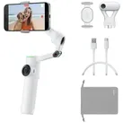 Insta360 Flow 2 Pro KI-Tracker-Bundle Schneeweiß