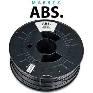Maertz PMMA-1010-007 - Filament, ABS Schwarz 1 kg