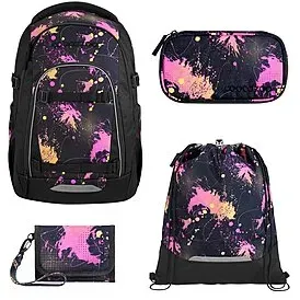 Coocazoo Mate Colour Drift Schulrucksack Set 4tlg