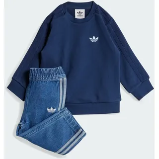 Adidas Denim Kids Set - Medium Blue Denim / Night Indigo - 86