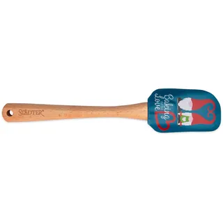Städter 504264 Wichtel Teigschaber, Holz/Silikon, 25cm