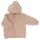 Engel Naturtextilien Engel Baby Jacke mit Kapuze und Knöpfen aus Schurwolle Fleece Sand melange 74/80