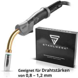 STAHLWERK Stahlwerk, Schweissgerät Zubehör, Schweissbrenner AK25 MB25 3 m Schlauchpaket für MIG MAG Schweissgeräte