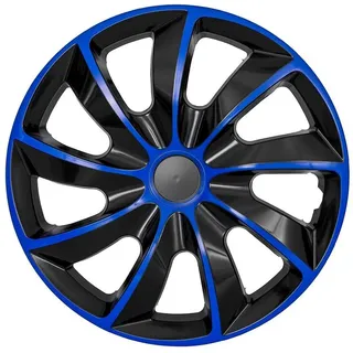 NRM Radkappe Quad Bicolor, 17 in Zoll, (1-St) 17'' Radkappe 1 St. blau|schwarz