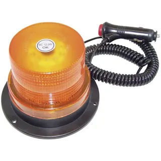 Berger & Schröter Rundumleuchte 20200 12 V, 24 V über Bordnetz Magnet-Befestigung, Schraubmontage Orange