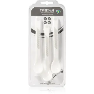 Twistshake Feeding Spoons Löffelchen White 4 m+ 3 St.