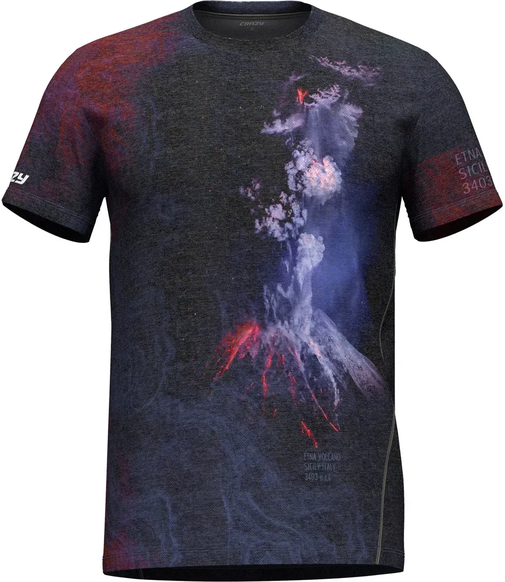 Crazy Herren Legend T-Shirt (Größe M, schwarz)