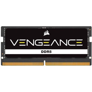 Corsair VENGEANCE SODIMM DDR5 RAM 8GB (1x8GB) 4800MHz CL40 Intel XMP iCUE Kompatibel Computer Speicher - Schwarz (CMSX8GX5M1A4800C40)