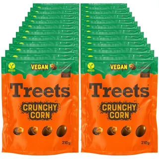 Treets Crunchy Corn Vegan 210g, 22er Pack