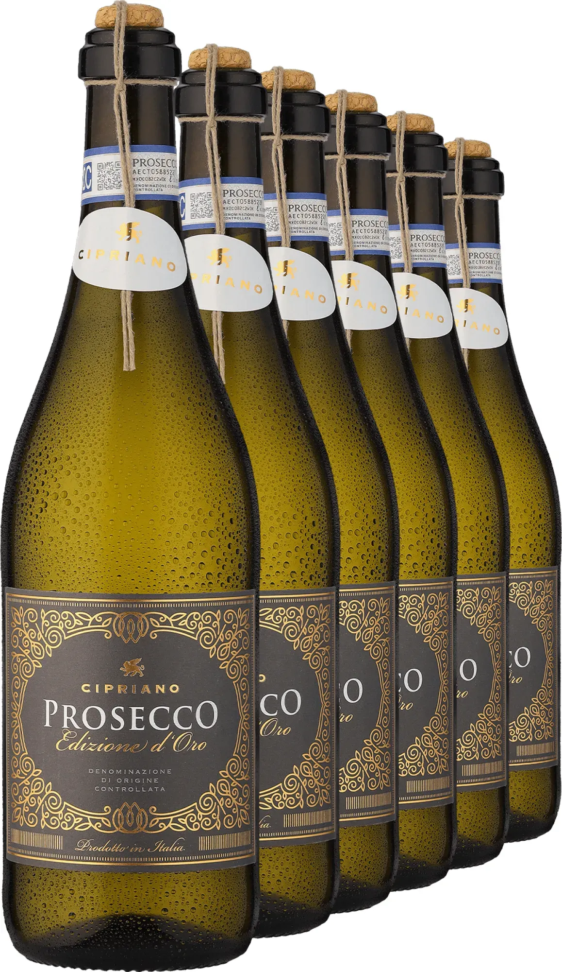 Cipriano Prosecco Edizione d'Oro im 6er-Vorratspaket