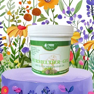 vom Pullach Hof Murmeltier Gel mit Latschenkiefer 250ml Allgäu