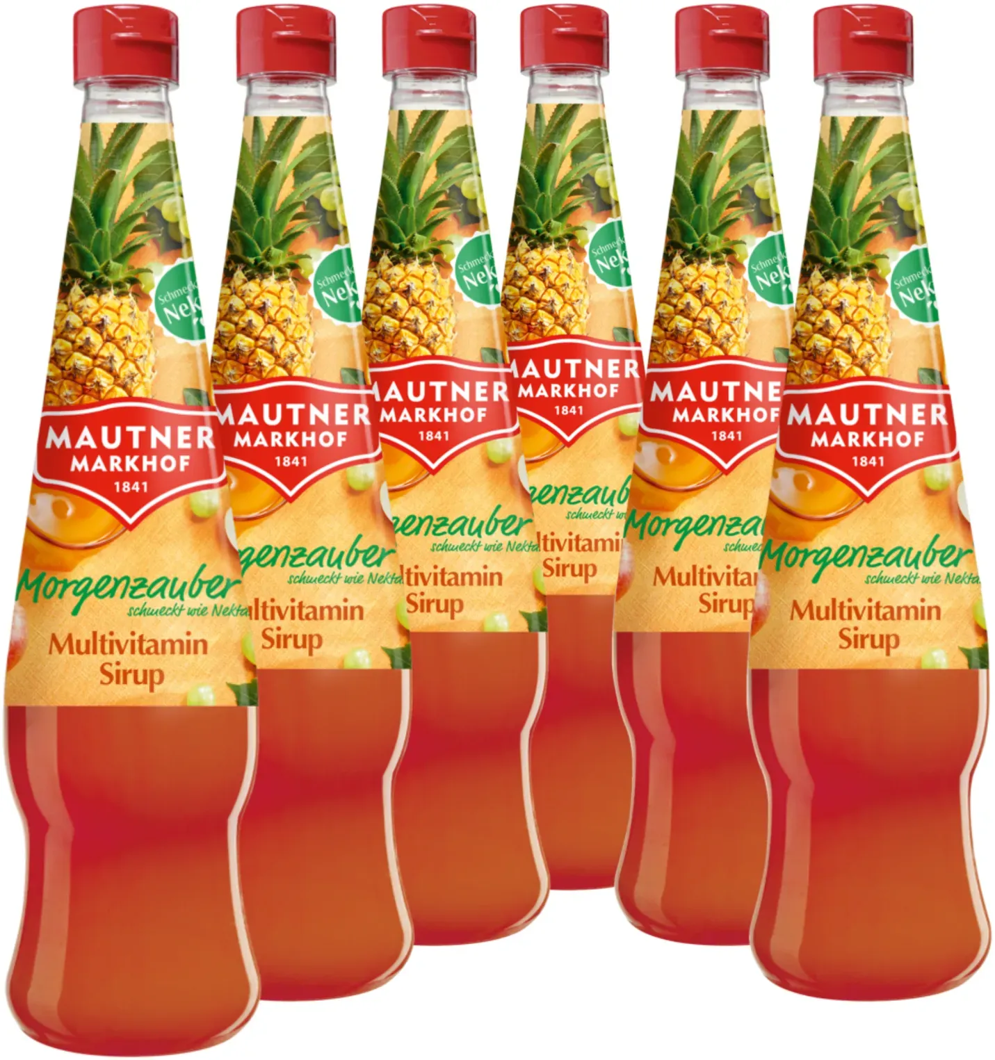 6 × Mautner Markhof Morgenzauber Sirup Multivitamin
