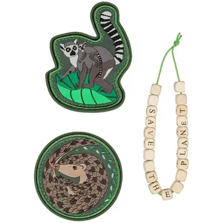 DerDieDas Wechselbuttons Green Planet