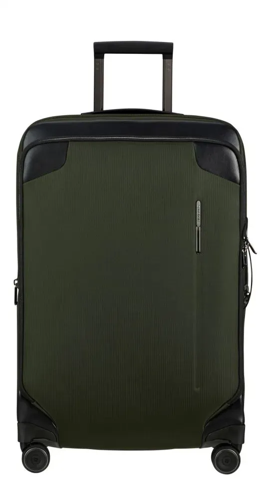 Samsonite Splendix Spinner 67/24 DF EXP Green Black Koffer mit 4 Rollen Weichgepäck
