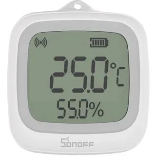 SONOFF SNZB-02WD IP65 Zigbee LCD Smart-Temperatur-Feuchtigkeitssensor, wasserdicht für Gewächshaus/Badezimmer, APP-Überwachung mit Diagrammen, flexible Installation