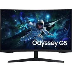 SAMSUNG Odyssey G55C S27CG554EU 27 Zoll WQHD Curved Gaming Monitor 1 ms Reaktionszeit 165 Hz