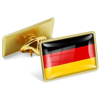 KOQAIIZ 2 Stück Anstecker Deutschlandfahne aus Metall Brosche Pin Deutsche Flagge Abzeichen Flagge Anstecknadelabzeichen Flagge Brosche Deutsche Karte Flagge Nationale Brosche