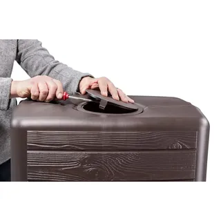 Slim Wandatnk 350 l darkwood