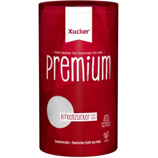 Xucker Premium aus Xylit Birkenzucker - Kalorienreduzierter Zuckerersatz I Vegane & zahnfreundliche Kristallzucker Alternative zum Kochen & Backen zuckerfrei (1 kg)