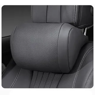SAXCXCS Auto Kopfstütze Kissen Memory Foam, für BMW X5 2019-2023 Auto Kopfstütze Nackenkissen Zubehör Kissen,Komfortabel, Atmungsaktiv,B/Black