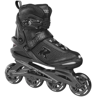 ROCES Herren ICON Inline-Skates, Black-Dark-Charcoal, 38