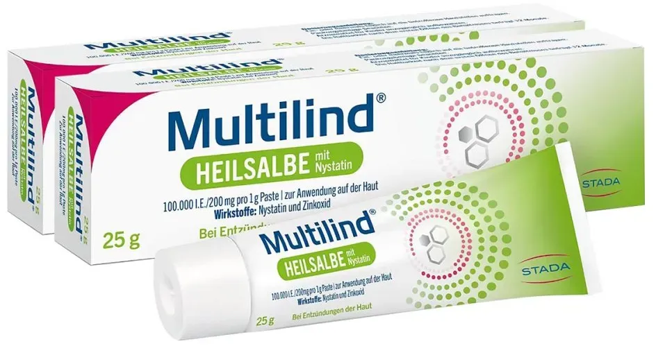 Multilind Wund- und Heilsalbe mit Nystatin und Zinkoxid