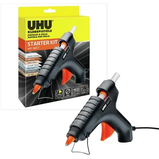 UHU STARTER KIT HOT MELT Heißklebepistole schwarz, orange, 1 St.