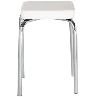 Haku-Möbel Stapelhocker ¦ weiß ¦ Maße (cm): B: 36 H: 49 T: 36.0