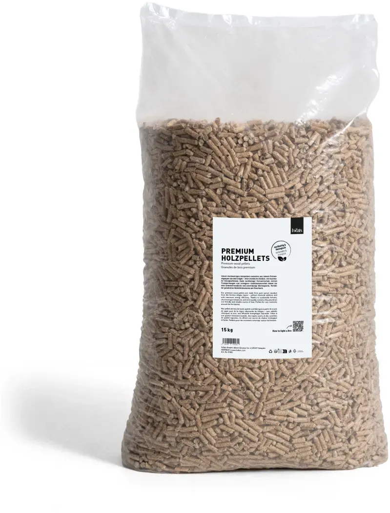 Höfats Premium Holzpellets 15 kg  für die Moon Feuerschale