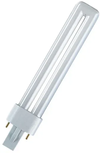 Osram Kompaktleuchtstofflampe „DULUX S“ G23/2PIN 9W 830 KVG/NODIM
