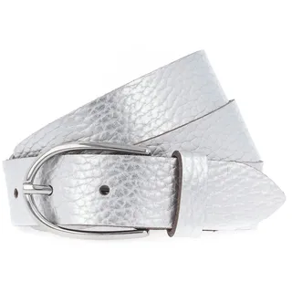 Vanzetti Gürtel Glitter Radiance 30mm Metallic Belt W100 Silver Metallic