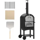 Pizzaofen Outdoor Grillofen mit Schornstein Zubehör 3-Tier für BBQ