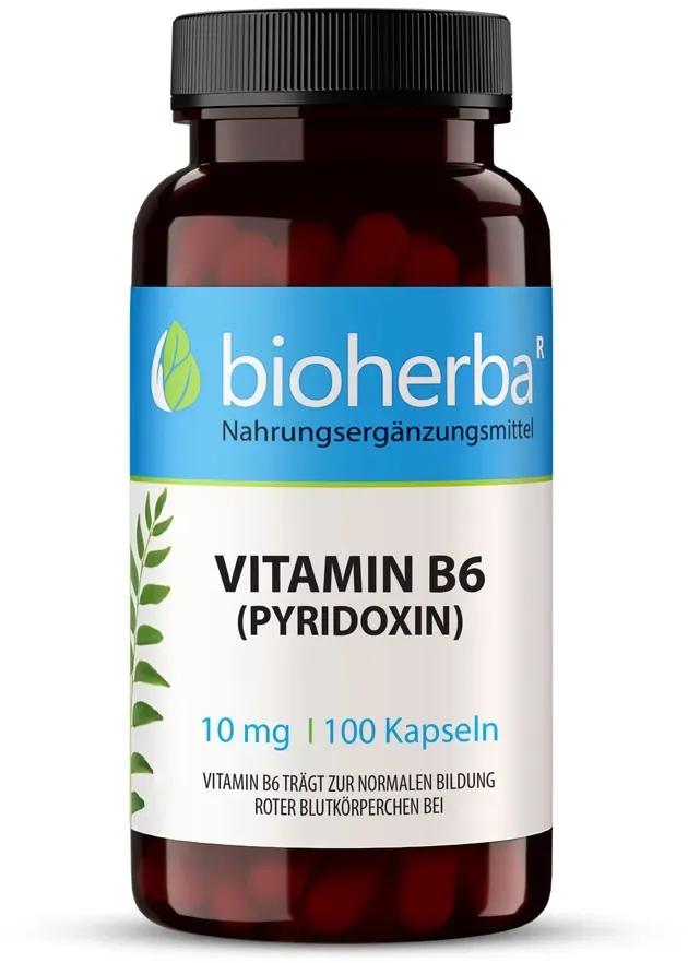 Vitamin B6 (Pyridoxin) 10 mg 100 Kapseln