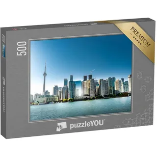puzzleYOU: Puzzle 500 Teile „Skyline von Toronto, Ontario, Kanada“ – aus der Puzzle-Kollektion Kanada