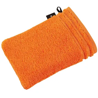 Waschhandschuh 16 x 22 cm orange
