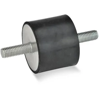 ganter norm Ganter Normelemente GN 351-60-40-M10-SS-55 351-60-40-M10-SS-55-Gummipuffer, schwarz, Gewinde: M10 Durchmesser: 60mm, 2 Stück